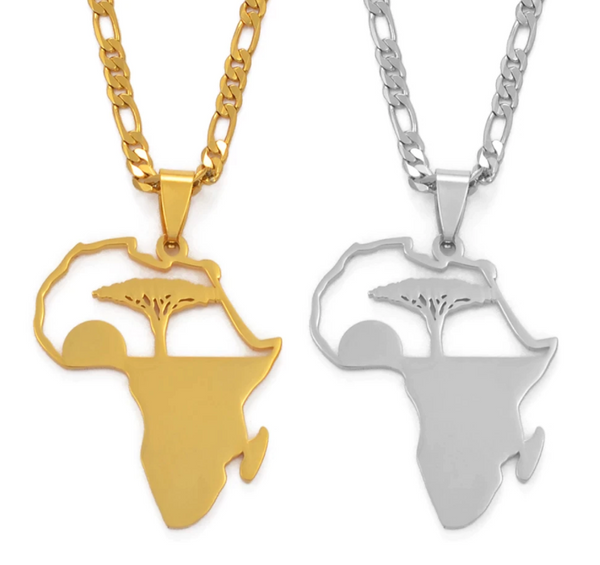 Africa Tree & Sunrise Chain
