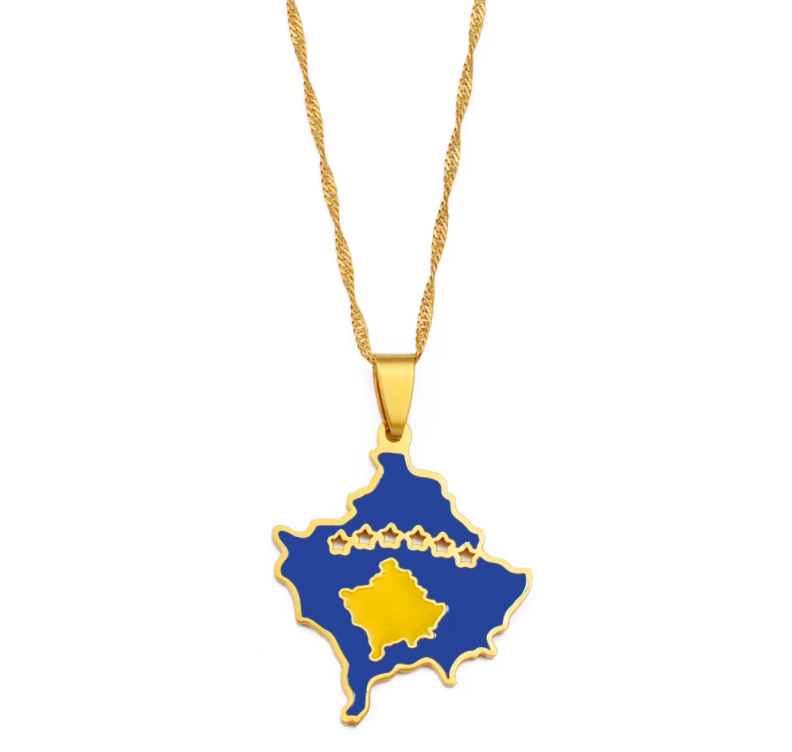 Kosovo Flag Chain