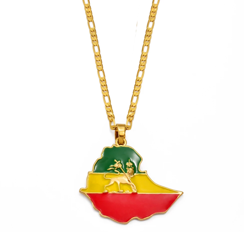 Ethiopia Flag Chain