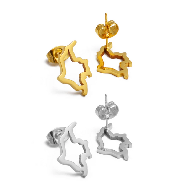Colombia Outline Earrings