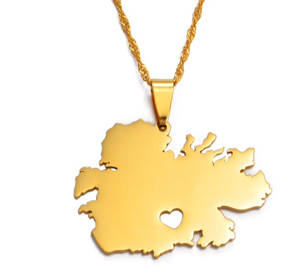 Antigua Solid Heart Chain