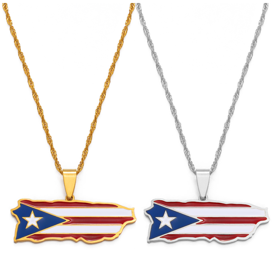 Puerto Rico Flag Chain