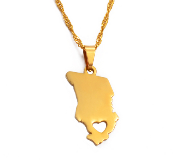 Chad Solid Heart Chain
