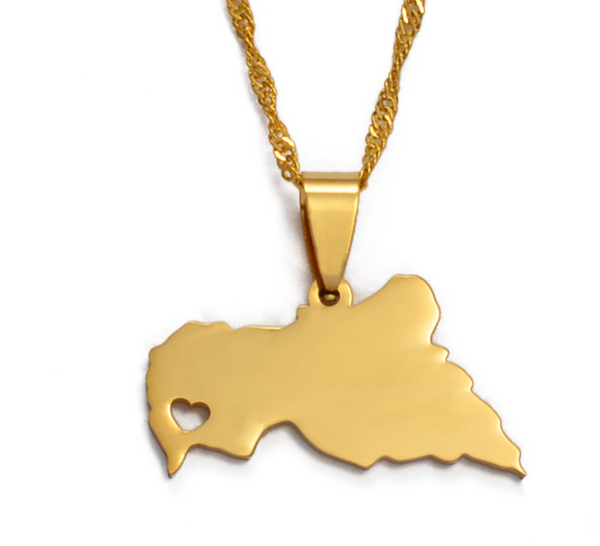 Central African Republic Solid Heart Chain