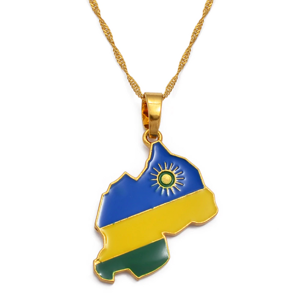 Rwanda Flag Chain