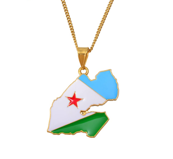 Djibouti Flag Chain