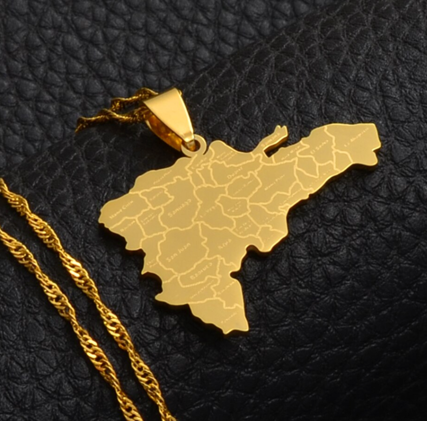 Dominican Republic Solid City Chain