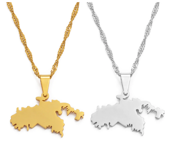 US Virgin Islands St. John Solid Chain