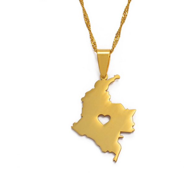 Colombia Solid Heart Chain