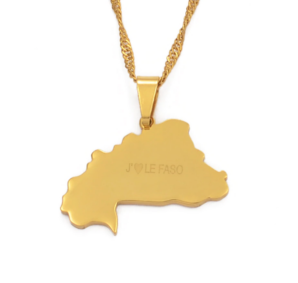 iHeart Burkina Faso Solid Chain