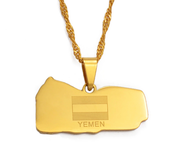 Yemen Solid Flag Chain